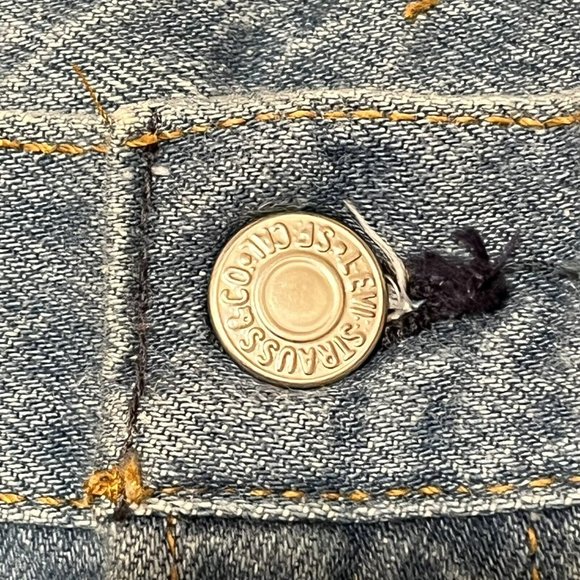 Vintage 90s Levi's 501xx Cutoff Denim Jean Shorts 42 actual 40” Waist Made USA - Picture 4 of 10